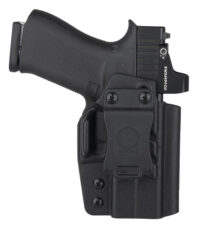 1791 Gunleather TACIWBG43XMOSBLKL Tactical Kydex  IWB Black Kydex Belt Clip Compatible w/Glock 43/43X/43X MOS/48 Left Hand