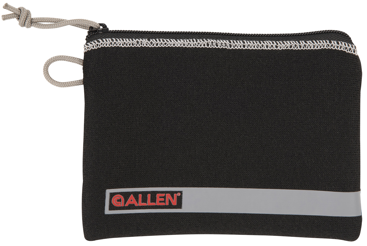 Allen 3626 Pistol Pouch Black Polyester w/Lockable Zippers, ID Label & Fleece Lining Holds Compact Size Handgun 5" L x 7" W Interior Dimensions