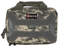 GPS Bags PC15ACU Pistol Case  Gray Digital 600D Polyester Holds 1 Handgun
