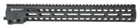 Geissele Automatics 05575B Super Modular Rail MK14 15" M-LOK, Black Aluminum for AR Platform, Barrel Nut Included