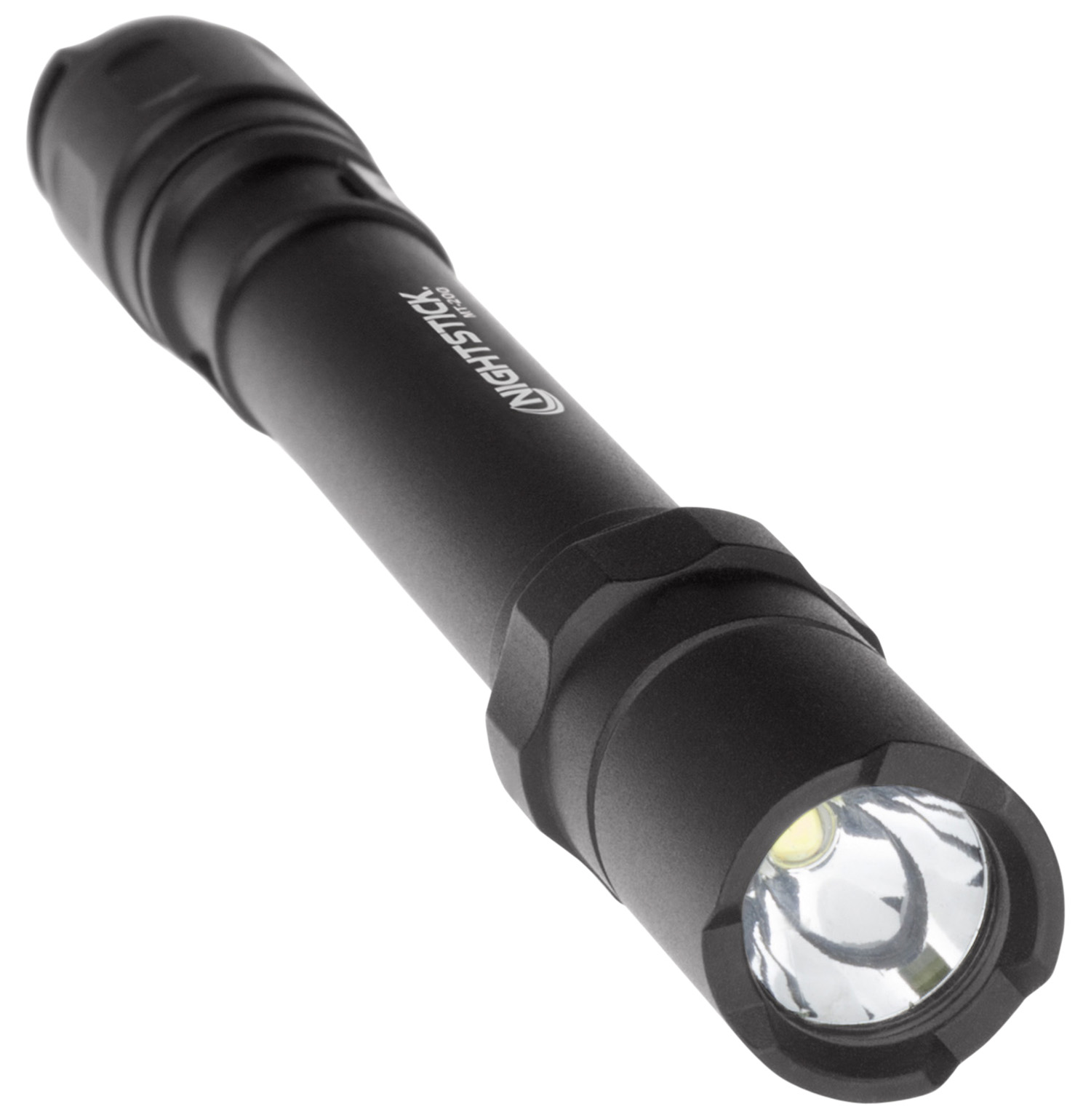 Nightstick MT200 Mini-TAC Pro Black Anodized 45/70/135 Lumens White LED