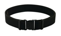 Uncle Mikes-leather(1791) BLTUM38/42MBL Gun Belt  Matte Black Leather 38/42 1.50" Wide Buckle Closure