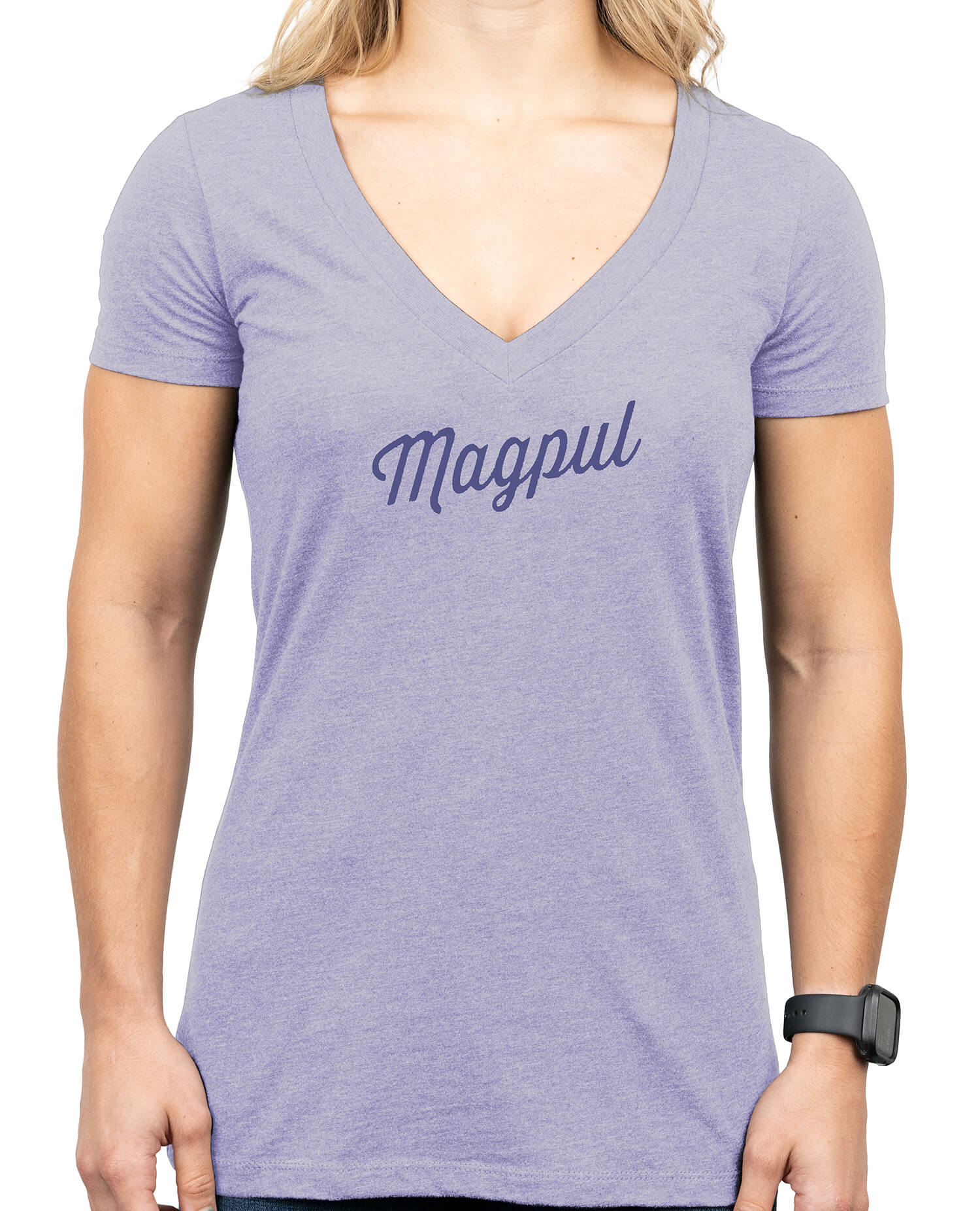Magpul MAG1336-530-3X Rover Script Women's Orchid Heather Cotton/Polyester Short Sleeve 3XL