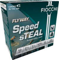 Fiocchi 12FST6 Flyway Speed Steel 12Gauge 2.75" 1 1/8oz 6Shot 25 Per Box/10 Case