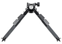 Mdt Sporting Goods Inc 106293BLK CKYE-POD Gen 2 Double Pull, Black Aluminum, 9"-18.50", 360 Degrees Pan, Spiked Feet, Integrated Barricade Stop, Fits ARCA/Picatinny/RRS Dovetail Rails