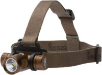 Browning 3713345 Blackout Elite Headlamp  Burnt Bronze  4/860 Lumens White LED/Green