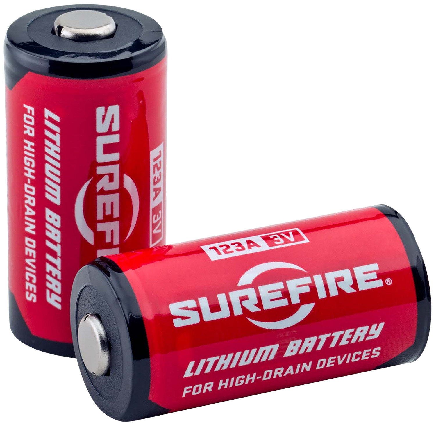 SureFire SF2SWBULK 123A Batteries Red/Black 3.0 Volts 1,550 mAh (130/65 Pairs) Single Package Fishbowl