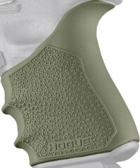 Hogue 17041 Grip Sleeve Handall Beavertail OD Green Rubber