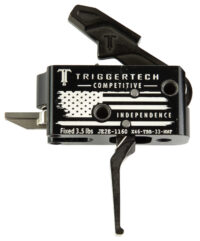 TriggerTech X46TBB33NNF Competitive Independence Black/White Fits AR-15