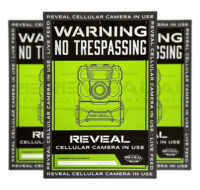 Tactacam/reveal S1 No Trespassing  Sign Durable Plastic