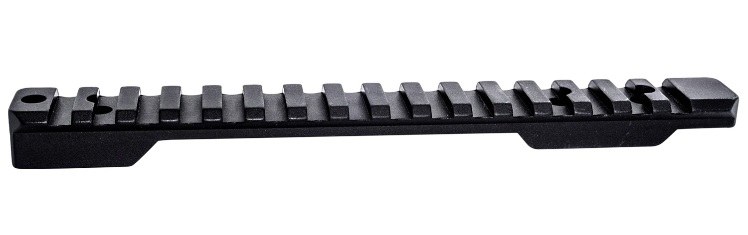 Weatherby P00252705 Picatinny Rail Black Hardcoat Anodized Alloy Fits Weatherby Mark V Magnum 9-Lug Action