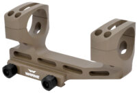 Warne LRSKEL1DE Skeletonized Scope Mount/Ring Combo Extended Dark Earth Aluminum 1" Tube MSR 20 MOA