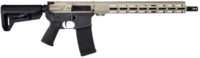 Shark Coast Tactical 300-055-1000-20 Badger 5.56 NATO 30+1 16" Black Nitride Threaded Barrel, Gray & Tan Cerakote Picatinny Rail Aluminum Receiver, Magpul SL-K Black Polymer Stock, Black Polymer Grip