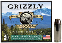 Grizzly Ammo GC10M4   10mmAuto 180gr Jacketed Hollow Point 20 Per Box/10 Case