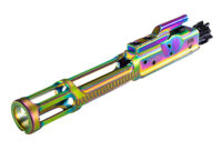 Faxon Firearms FF556BCGCNITRIDELWNCR Gunner 5.56 NATO Nitride Full Auto Chameleon