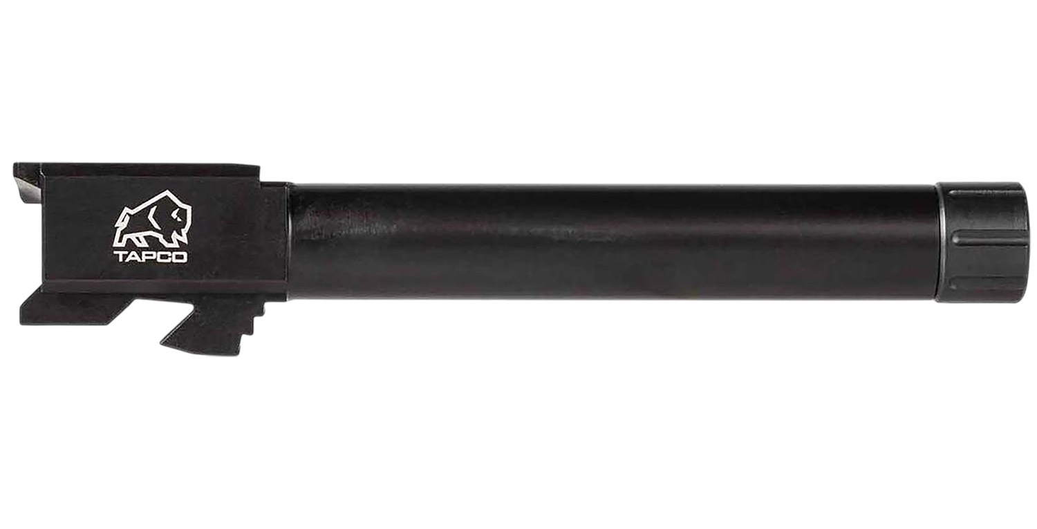 Tapco TAP22018 Conversion 9mm Luger Fits Glock 22 Gen3-4 Threaded, Black Nitride, Thread Protector