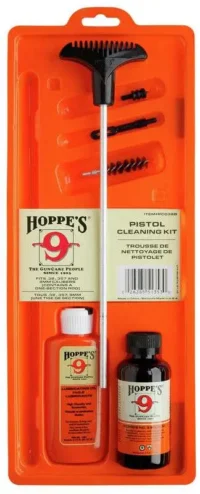 HOPPES CLAMSHELL CLEAN KIT 38/357/9mm PISTOL ( 10 PER CASE )