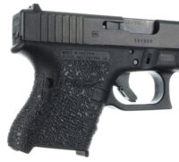 Talon Grips 116R Adhesive Grip  Compatible w/Glock 26/27/28/33/39 Gen4 w/No Backstrap, Black Textured Rubber