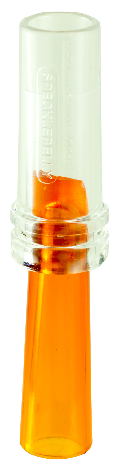 Duck Commander DCSPRCK Specklebelly Single Reed Specklebelly Sounds Attracts Geese Clear/Orange Acrylic