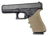 HOGUE RUBBER HANDALL BEAVERTAIL GRIP SLEEVE FLAT DARK EARTH  GLOCK 1717L19X34 G34 MOS GEN 1-2-5