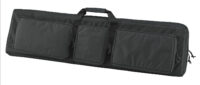 US PeaceKeeper P30049 3-Gun Case Water Resistant Black 600D Polyester w/ 3 Padded Pockets Zippered Handgun Case Webbing System & Thick Padding