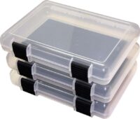 MTM IN SAFE STORAGE CASE 12 IN CLEAR FOR LARGER HGS ( 3 PACK ) 4 PER CASE