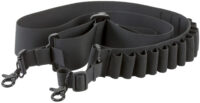 Aim Sports DSBS1 Deluxe  Black Nylon Bandolier Shotgun Holds 14 Shells