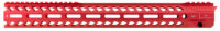 Strike STRIKERAIL Strike Rail  AR-15 Red Aluminum 17" M-LOK