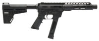 Freedom Ordnance FX9P8 FX-9 9mm Luger 8.25" 33+1 Black Hard Coat Anodized Black Polymer Grip KAK Shockwave Pistol Brace