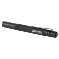 NIGHTSTICK ALUMINUM MINI-TAC FLASHLIGHT - BLACK - 2 AAA BATTERIES