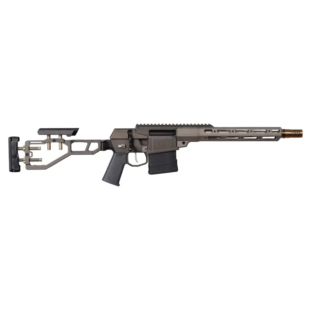 Q THE FIX RIB SBR 8.6 BLK 12IN BBL 1:3 TWIST WITH BLACK ACCENTS FOLDING ADJ STOCK 10RD MAG