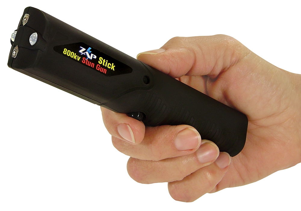 Zap ZAPSTK800FB Zap Stick Stun Gun Close Contact Black Plastic