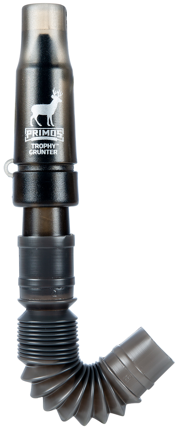 Primos 707 Trophy Grunter Grunter Call Single Reed Attracts Deer Black Plastic