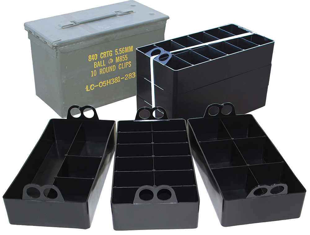 MTM Case-Gard ACO Ammo Can Organizer Insert Black Polypropylene