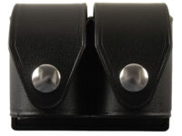 HKS 203PMBN SpeedLoader Case  Double Black Hytrel Belt Loop Medium Belts 2.25" Wide