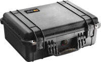 Pelican 1520000110 Protector Case Black Polypropylene Holds Handgun