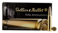 Sellier & Bellot SB308F Rifle  308Win 180gr Soft Point Cut Through Edge 20 Per Box/25 Case