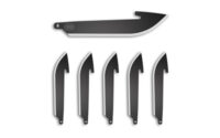 OD EDGE DROP-PT 3" BLADE 6PK BLK