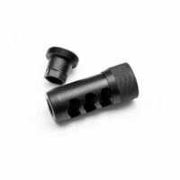 Area 419 Hellfire Self Timing Muzzle Brake 223/6mm Black Nitride 1/2-28