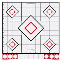Birchwood Casey Shoot-N-C White/Black Sight-In Target - 5-12" Targets 55 Pasters