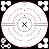 Birchwood Casey Shoot-N-C White/Black Bull's-Eye "X" Targets