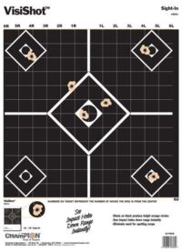 Champion VisiShot Targets Sight-In Target - 13" X 18" 10/Pack