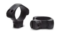 Konus 2-Piece Steel Riflescope Rings for Airguns & .22 Rails 1" High - Black