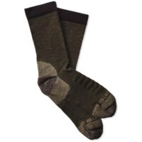 LaCrosse Lightweight Copper Socks Crew Olive XL