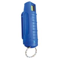 Personal Security Products Blue Heat Pepper Spray Canister with Case and Key Ring 1/2 oz Blue