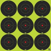 Pro-Shot 2" SplatterShot Green Bullseye Targets Peel and Stick 108/ct