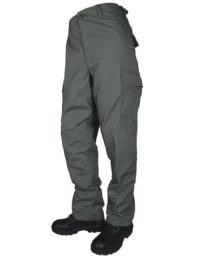 Tru-Spec BDU Basic Pants - 6.5oz. 65/35 Polyester Cotton Rip-Stop Zip Fly Closure Olive Drab Medium