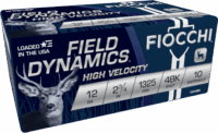 FIOCCHI BUCKSHOT AMO 12GA 2.75 IN 27 PELLETS 4B 10-RD ( 25 BOXES PER CASE )