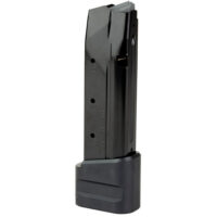 SHIELD ARMS S-15 MAGAZINE GEN 3 W/ BLACK +5 EXTENSION INSTALLED GLOCK 43X/48 20RD