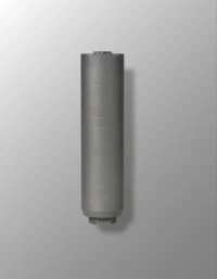 Q TRASH PANDA 7.62MM SUPPRESSOR TITANIUM 1.75IN OD X 6.9IN L BEAD BLASTED W/ 5/8X24 CHERRY BOMB